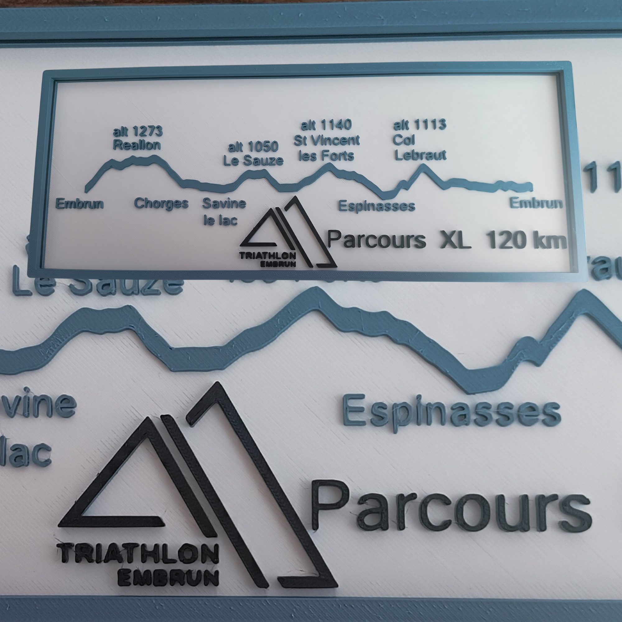 Cadre parcours biosourcé triathlon