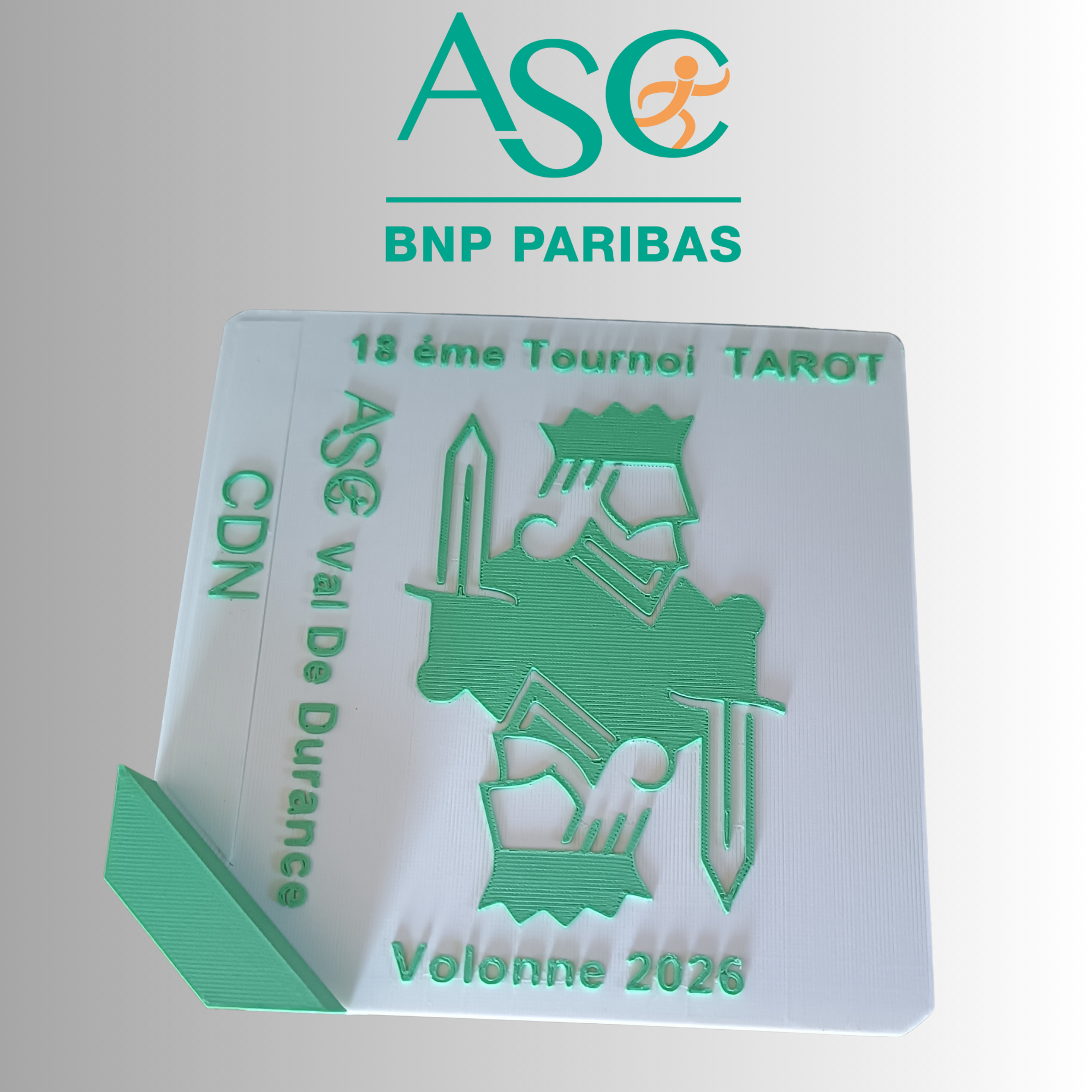 Trophée biosourcé Tarot asc bnp