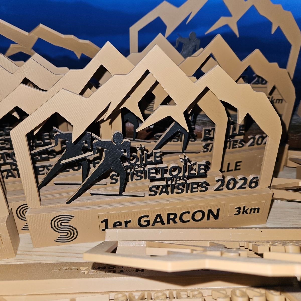 Trophée biosourcé étoile des saisies